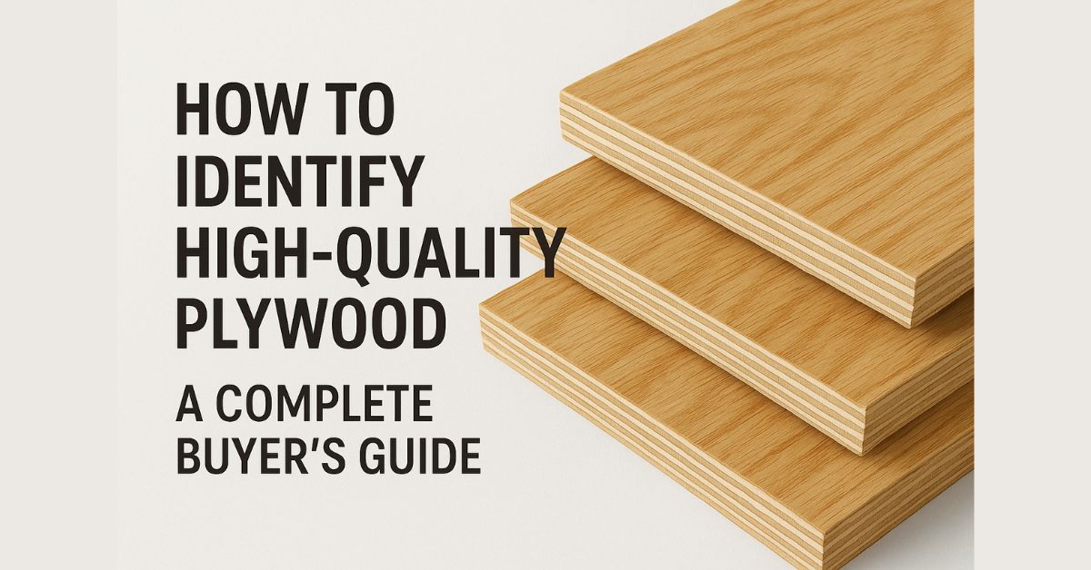 How to Identify High-Quality Plywood: A Complete Buyer’s Guide