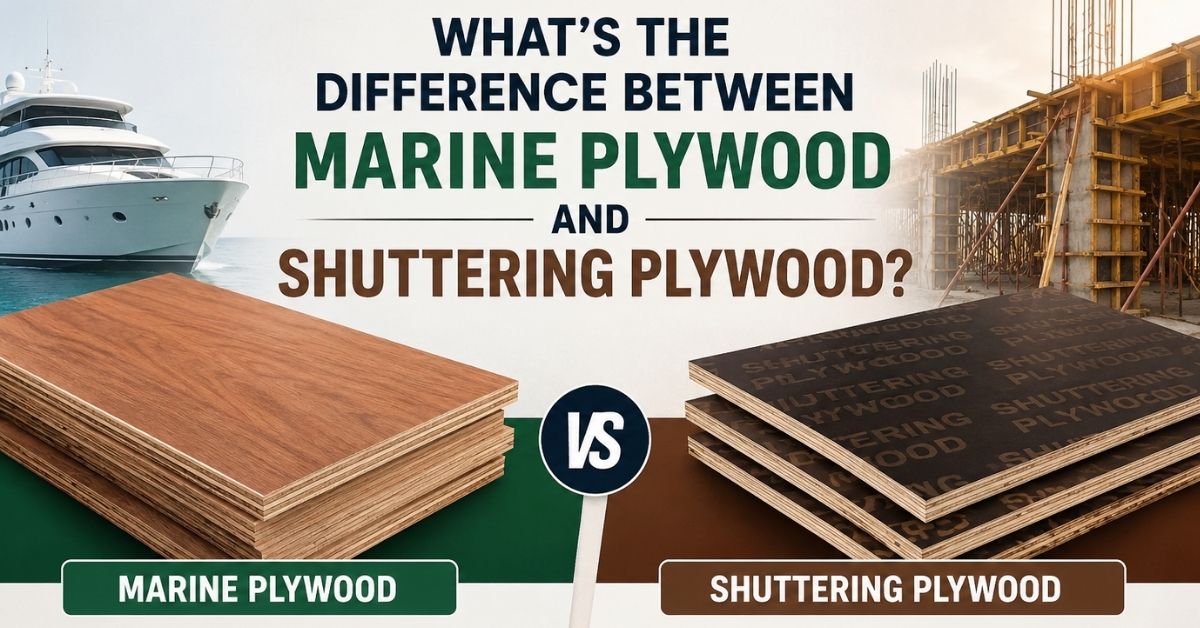 What's the Difference Between Marine Plywood and Shuttering Plywood?