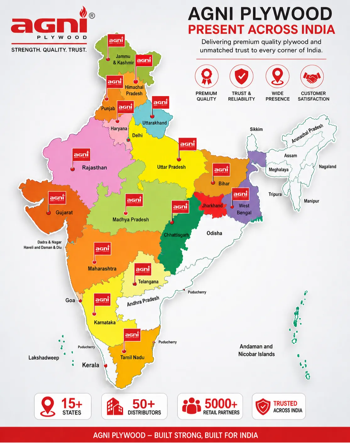 India Map with States